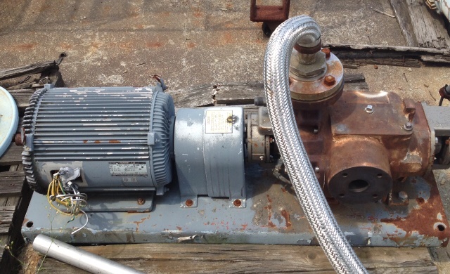 (1) used NASH model SC2 vacuum pump.  Stainless steel mounted on base with 15 HP motor. sold as is.